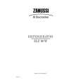 ZANUSSI ZLF60W Owners Manual