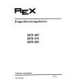 REX-ELECTROLUX RFB37S Owners Manual
