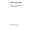 AEG Santo 3040 I Owners Manual