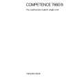 AEG Competence 7660 B B3D Owners Manual