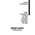 ARTHUR MARTIN ELECTROLUX TM3598R Owners Manual