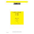 ZANUSSI F502 Owners Manual