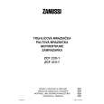 ZANUSSI ZCF410-1 Owners Manual