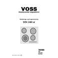 VOSS-ELECTROLUX DEK2460-AL VOSS/HIC- Owners Manual