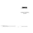 ZANUSSI Z21/9O Owners Manual