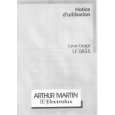 ARTHUR MARTIN ELECTROLUX LF0835 Owners Manual