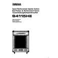 YAMAHA S4115HII Owners Manual
