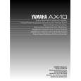 YAMAHA AX10 Owners Manual