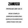 ZANUSSI ZER325X Owners Manual