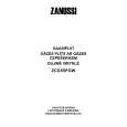 ZANUSSI ZCG55PGW Owners Manual