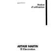 ARTHUR MARTIN ELECTROLUX ASF655-2 Owners Manual