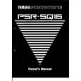 YAMAHA PSR-SQ16 Owners Manual