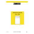 ZANUSSI DE4744 Owners Manual