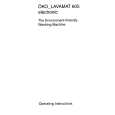 AEG Lavamat 605 Electronic Owners Manual