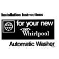 WHIRLPOOL GLA7900XKW0 Installation Manual