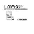 BOSS LMB-3 Owners Manual