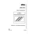 JUNO-ELECTROLUX JEB870S Owners Manual