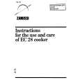 ZANUSSI EC28 Owners Manual