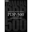 YAMAHA PDP-500 Owners Manual