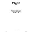 REX-ELECTROLUX FI161D Owners Manual
