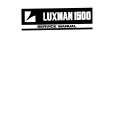 LUXMAN LUXMAN 1500 Service Manual