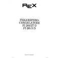 REX-ELECTROLUX FI285/2TD Owners Manual