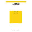 ZANUSSI ZHC925W Owners Manual