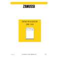 ZANUSSI DW914W Owners Manual