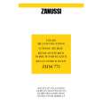 ZANUSSI ZHM773N Owners Manual