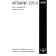 AEG VITRAMIC 725 K Owners Manual