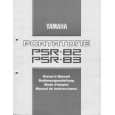 YAMAHA PSR-83 Owners Manual