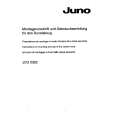 JUNO-ELECTROLUX JDU2322W Owners Manual