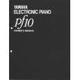 YAMAHA pf10 Owners Manual