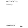 AEG Micromat DUO 21 G w Owners Manual