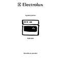 ELECTROLUX EOB4630X Owners Manual