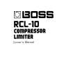 BOSS RCL-10 Owners Manual