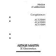 ARTHUR MARTIN ELECTROLUX AC3206N Owners Manual