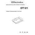 ELECTROLUX EFT611G Owners Manual