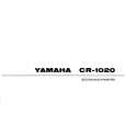 YAMAHA CR1020 Owners Manual