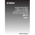 YAMAHA NS-P430 Owners Manual