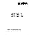 JUNO-ELECTROLUX JKG7491BL Owners Manual