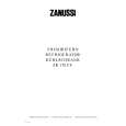 ZANUSSI ZR170UF Owners Manual