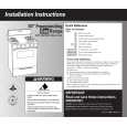 WHIRLPOOL SF303PEKT0 Installation Manual