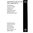 AEG VAMPYRETTE305 Owners Manual