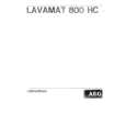 AEG Lavamat 800 HC Owners Manual
