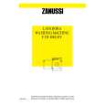ZANUSSI FJD1084HV Owners Manual