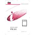 FAURE FTE231 Owners Manual