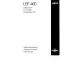AEG LBF400 Owners Manual