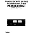 YAMAHA PC2002 Owners Manual