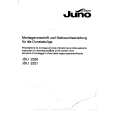 JUNO-ELECTROLUX JDU2321S Owners Manual